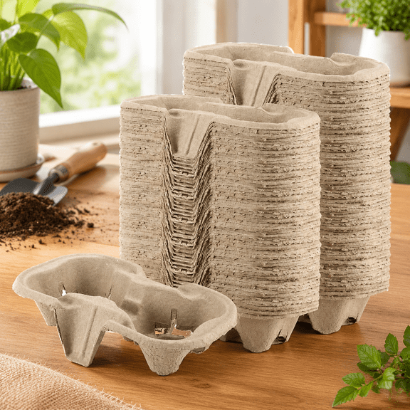 Pulp Fiber Drink Carrier Tray for 8-24 oz Cups