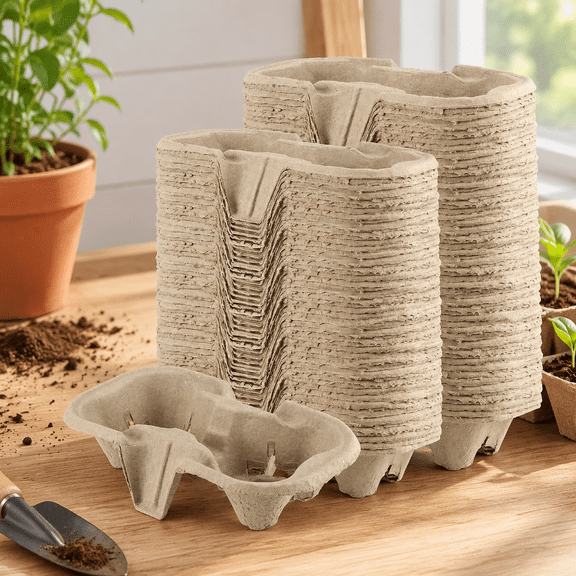 Pulp Fiber Drink Carrier Tray for 8-24 oz Cups