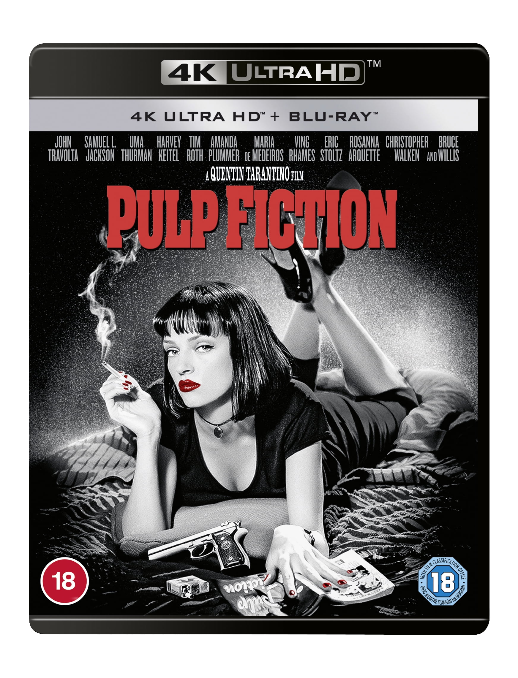 Pulp Fiction 4K UHD (4K Ultra HD) Maria de Medeiros Harvey Keitel Bruce  Willis Tim Roth - Walmart.com, image size:1744x2284