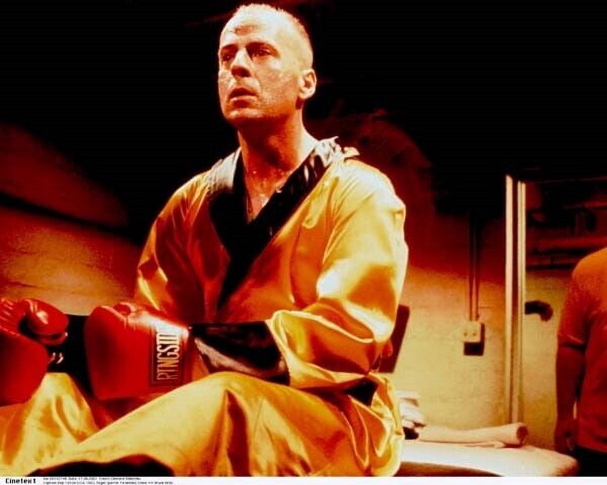 Pulp Shock Pulp Fiction Bruce Willis as Butch in boxing robe & gloves 4x6 photo ...