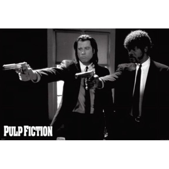Pulp Fiction - Duo Guns Poster (36 x 24)