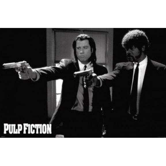 Pulp Fiction - Duo Guns Poster (36 x 24)