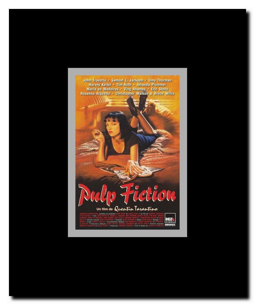 Pulp Fiction Framed Movie Poster