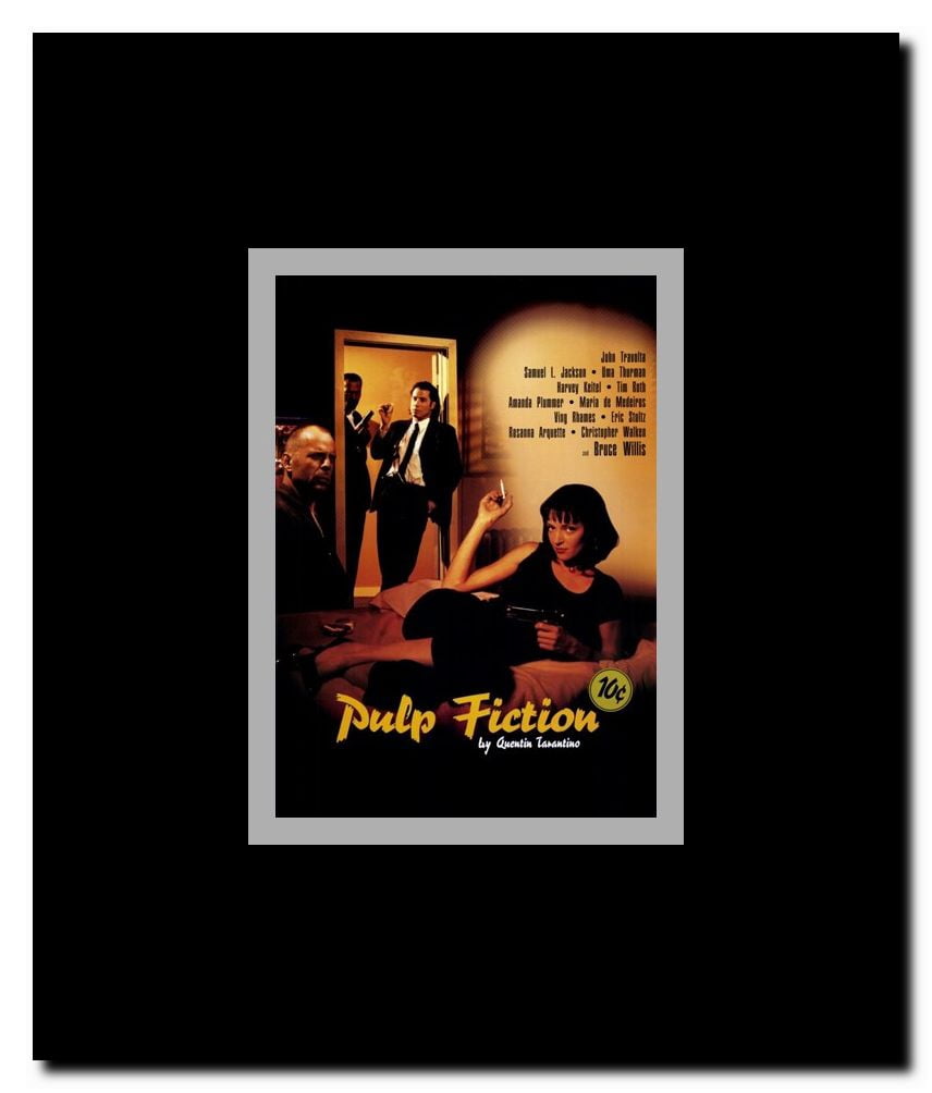 Pulp Fiction Framed Movie Poster
