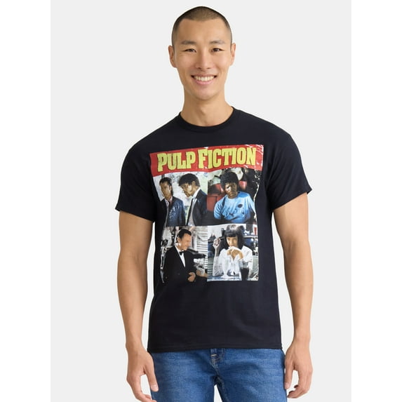 Pulp Fiction Men's & Big Men's Graphic Tee Shirt, Sizes S-3XL