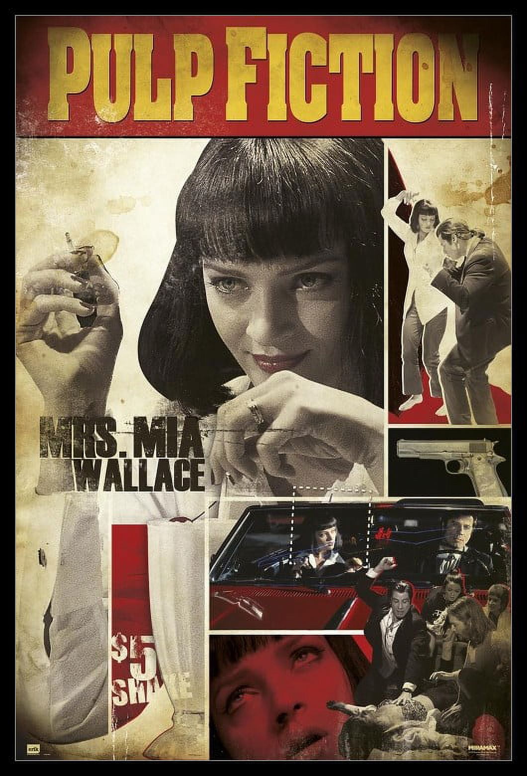 Pulp Fiction Mia Poster (24 x 36) 
