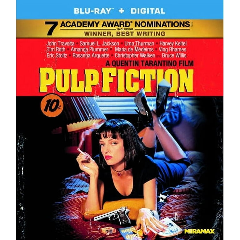 Affiche vidéo américaine de PULP FICTION - 69x102 cm.