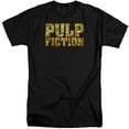 thumbnail image 1 of Pulp Fiction Pulp Logo Adult Tall T-Shirt 18/1 T-Shirt Black, 1 of 1