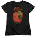 thumbnail image 1 of Pulp Fiction Red Apple Women's T-Shirt Black, 1 of 1