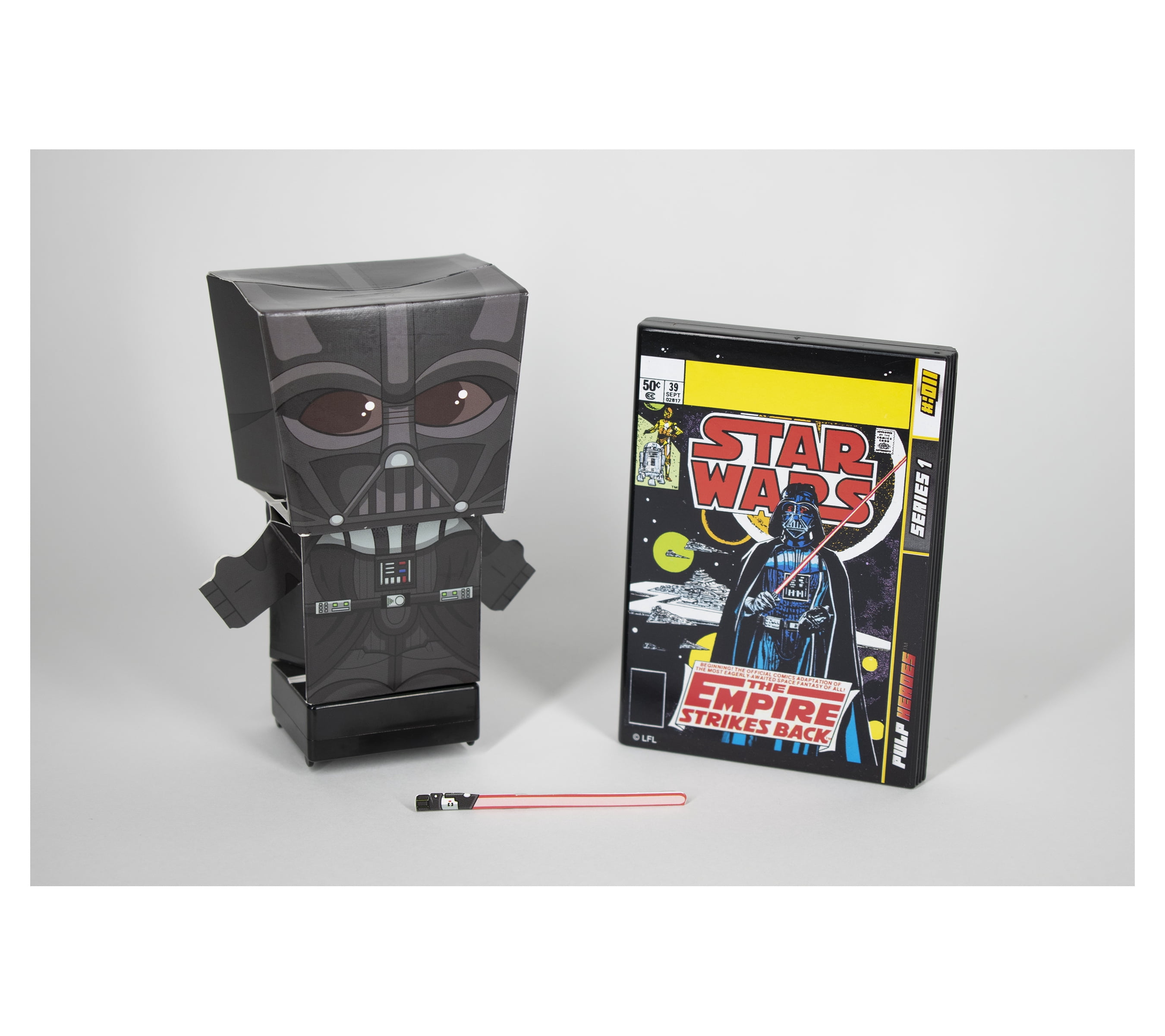 Pulp Heroes Snap Bots Pull Back Star Wars 3D Figure Darth Vader