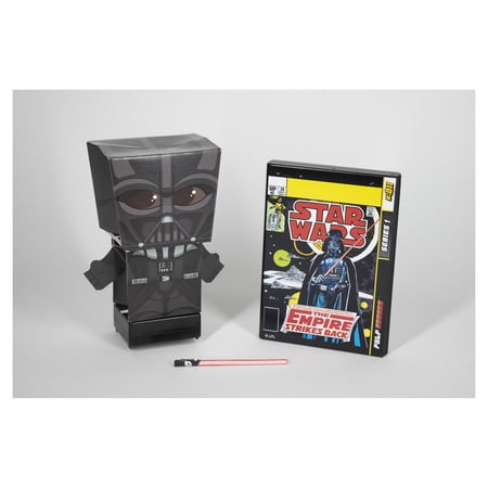 Pulp Heroes Snap Bots Pull Back Star Wars 3D Darth Vader Action Figure Set, 3 Pieces