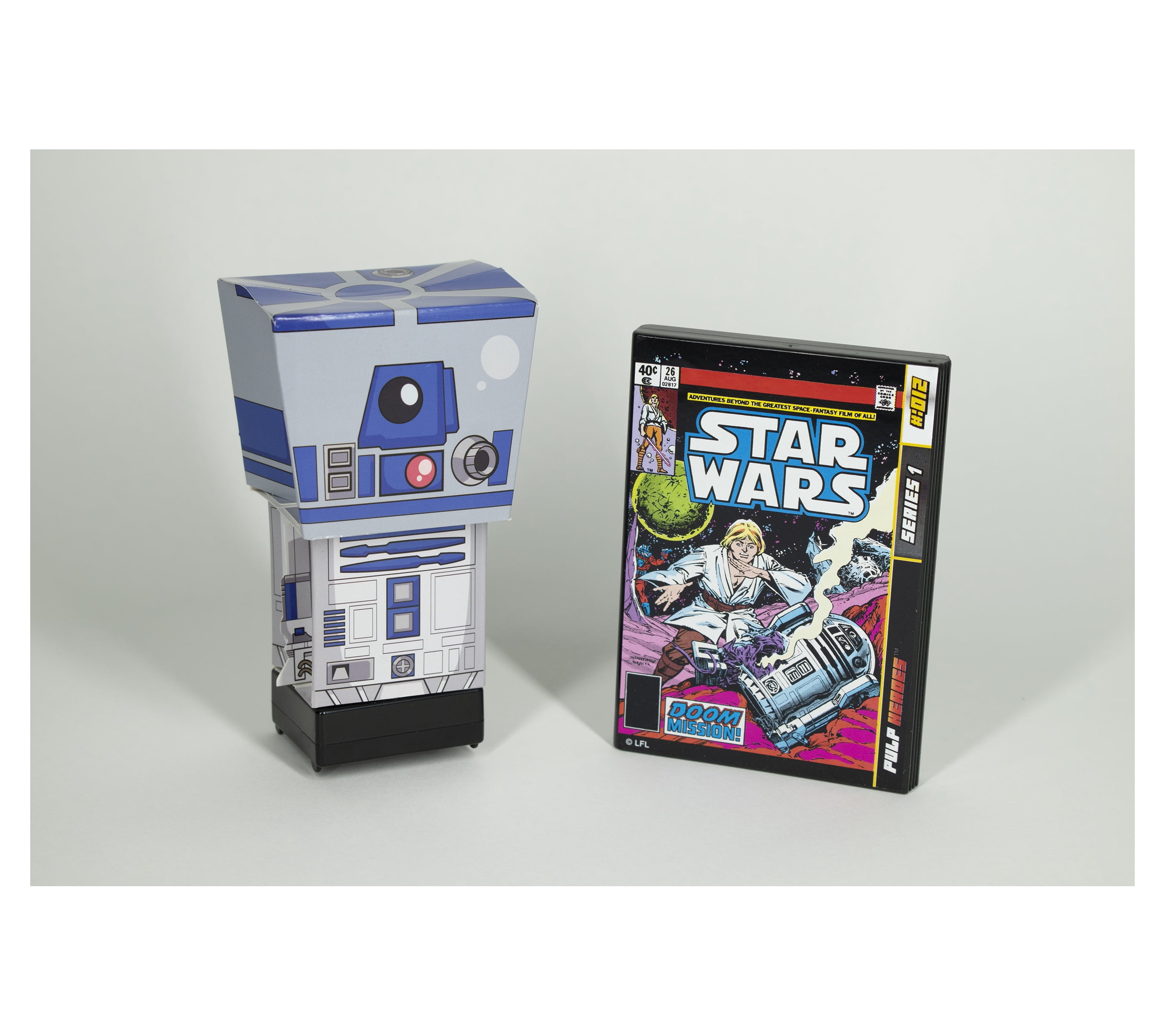 Pulp Heroes Snap Bots Pull Back Star Wars 3D Figure R2-D2