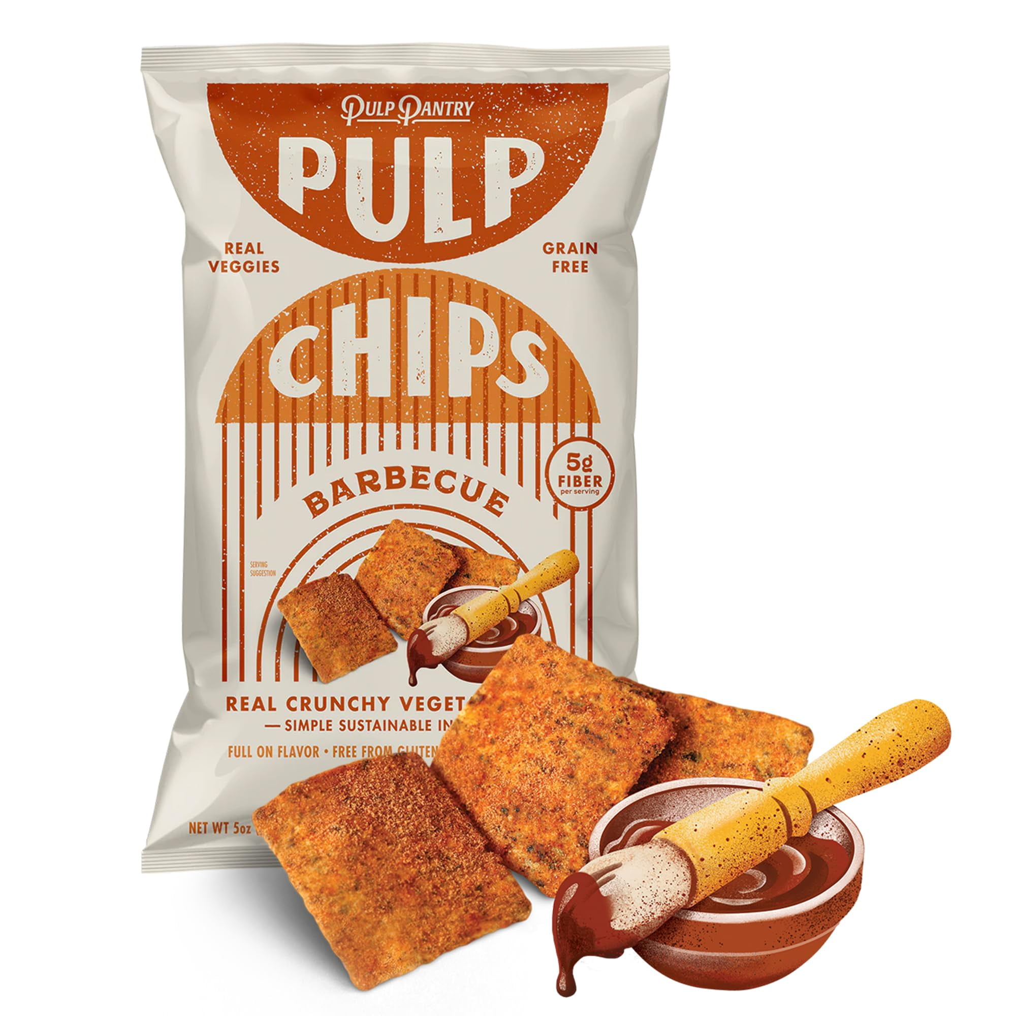 Pulp Pantry Veggie Tortilla YPF5 Chips, Gluten, Potato and Corn Free