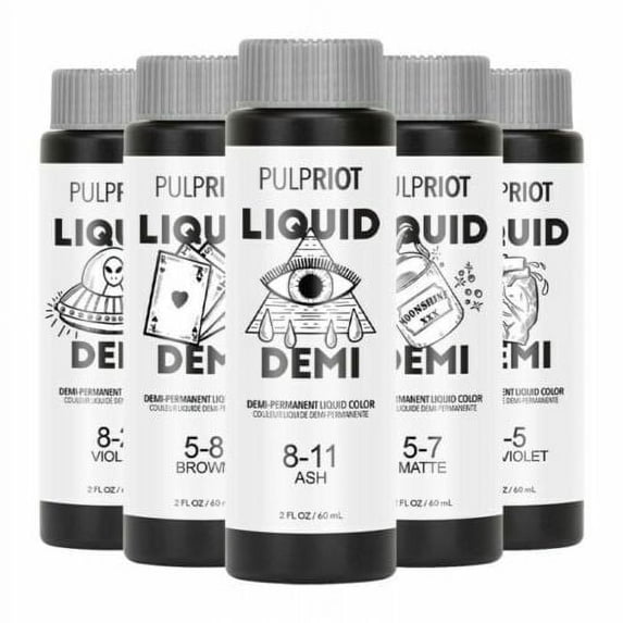 Pulp Riot Demi-Permanent Liquid Color 2oz (CHOOSE YOUR COLOR) ( Shade:-22 VIOLET BOOSTER;)