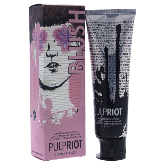Pulp Riot Semi-Permanent Color Blush - Light Pink - 4 oz Hair Color