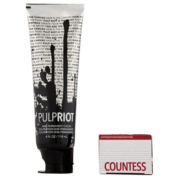 PulpRiot The Raven Collection Semi-Permanent Color (4 oz) - Countess/Crimson