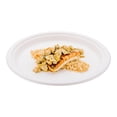 thumbnail image 1 of Pulp Tek Square White Sugarcane / Bagasse Large Plate - 10 1/4" x 10 1/4" x 1/2" - 100 count box, 1 of 4