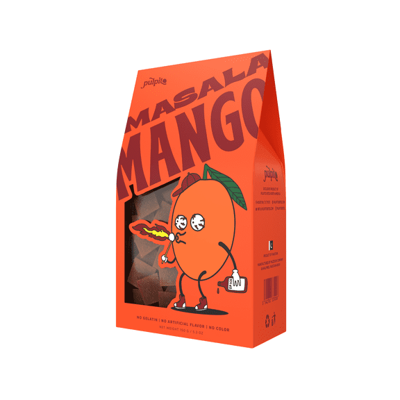 Pulpito Spicy Mango Organic Dried Fruit, 150g