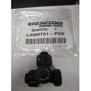 Pulsafeeder Bleed Valve Assembly Part L3300T01-PVD. 3/8-Inch OD Connection. PVD/TFE Material. CA3