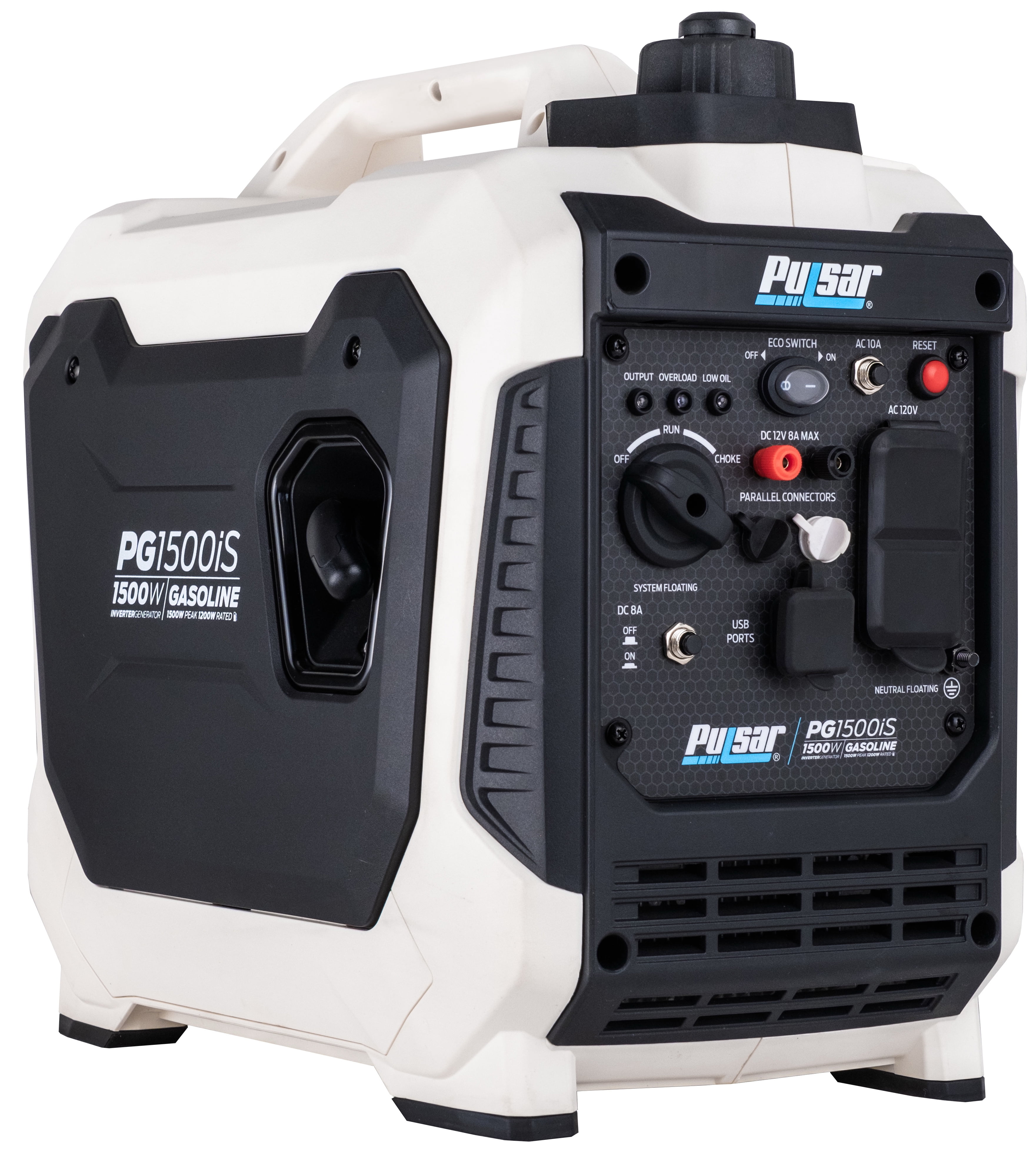 Pulsar 1,500 Watt Quiet Portable Inverter Generator, Quiet, Parallel Ready