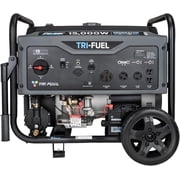 Pulsar 15,000W Tri-Fuel Portable Generator 550cc Engine with Electric Start, G15KTN