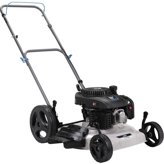 Pulsar 21" Big Wheel Gas Push Lawn Mower with 200cc 4-Stroke Engine with Side Discharge & Mulching