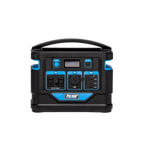 Pulsar 222Wh Capacity Lithium-Ion Portable Power Station with LCD Display and Flashlight