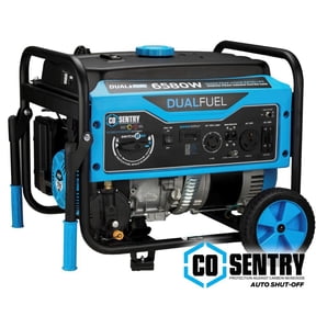 Pulsar 6,580 Watt Dual-Fuel Portable Generator with CO Sentry