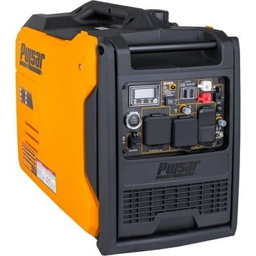 Pulsar 2700 Watt Portable Inverter Generator, Dual Fuel Gasoline & Propane, CO Sensor, Super Quiet, Use for Jobsite, Camping, Outdoor & Home, NE27BISCO