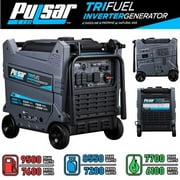 Pulsar 9500W Tri-Fuel Inverter Generator - Gasoline, Propane, Natural Gas, Remote Start, CO Sentry, Portable Backup Generator for Home Use GS95TiSCO