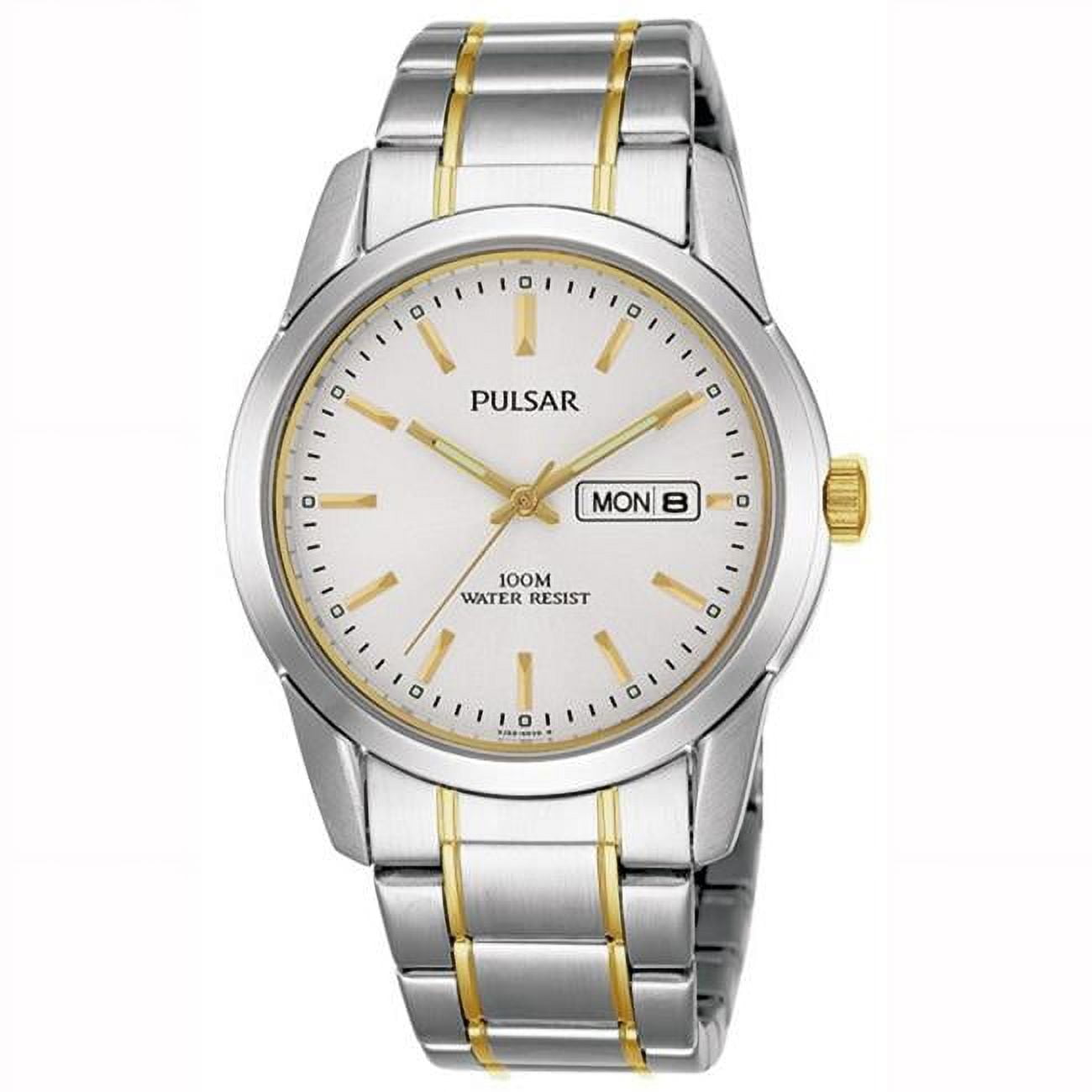 Pulsar PJ6023 Pulsar Mens Dress Watch, Silver & Gold - Walmart.com