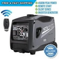 Pulsar G450RN, 4500W Portable Quiet Inverter Generator with Remote