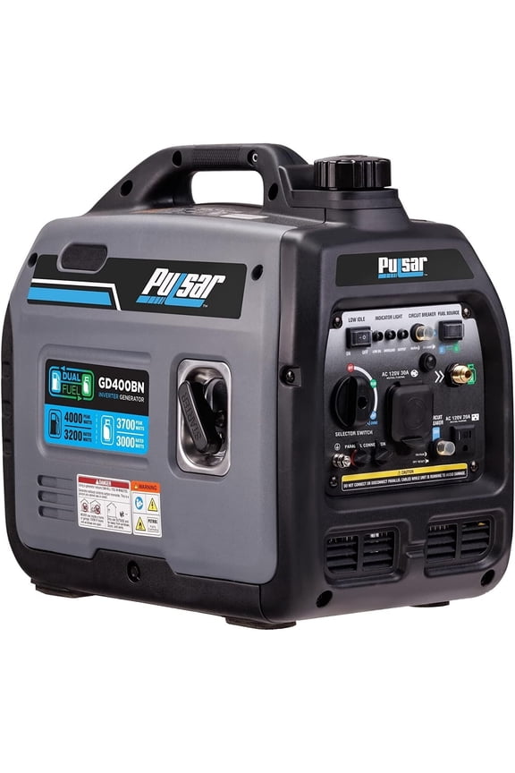 Products GD400BN, 4000W Portable super-quiet Dual Fuel & Parallel Capability, RV-Ready, CARB Compliant