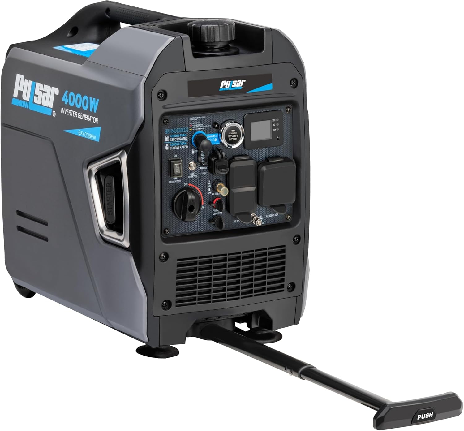 Pulsar Products GX400BRN, 4000W Portable UltraQuiet Dual Fuel