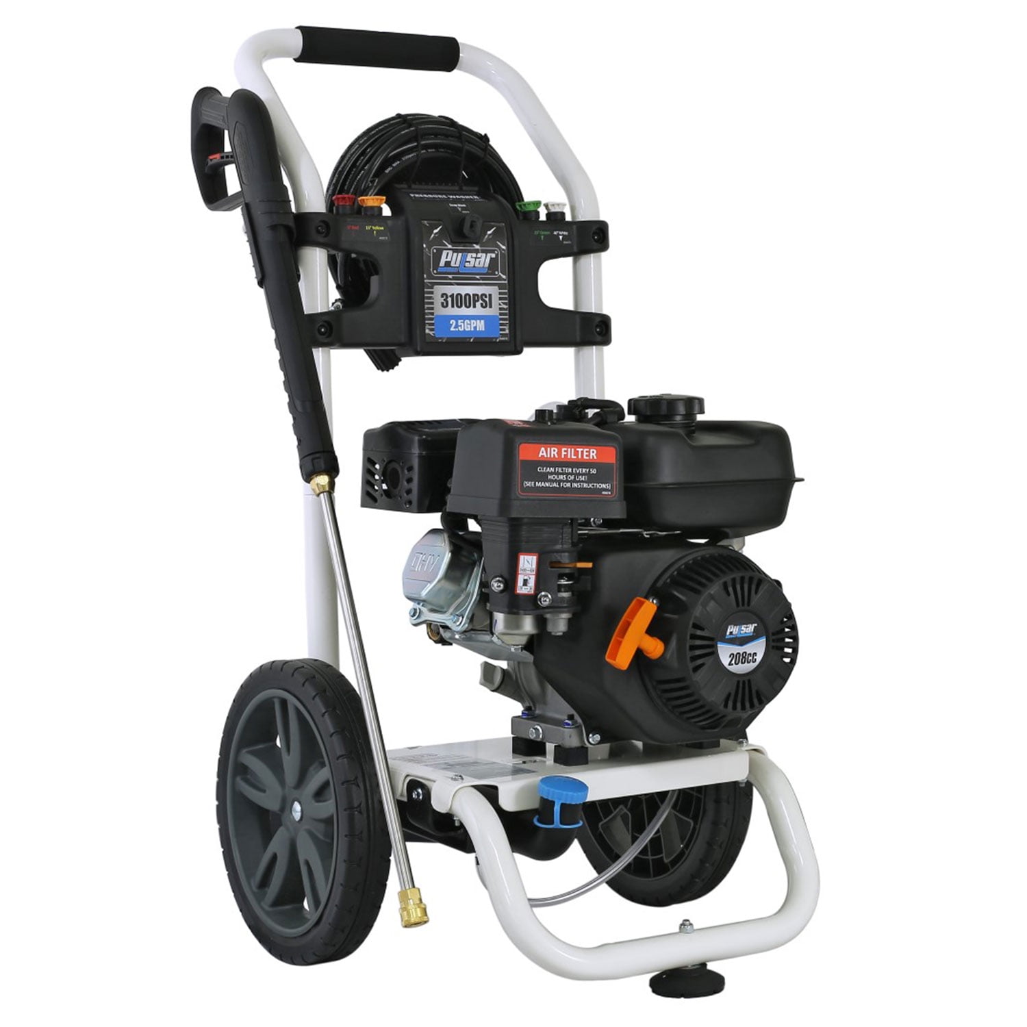 Pulsar W31H19 3,100 PSI Gas Powered Pressure Washer with Detergent Tank