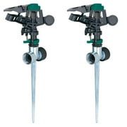 Pulsator Sprinkler With Zinc 2-Way Spikes 2-Pack Melnor
