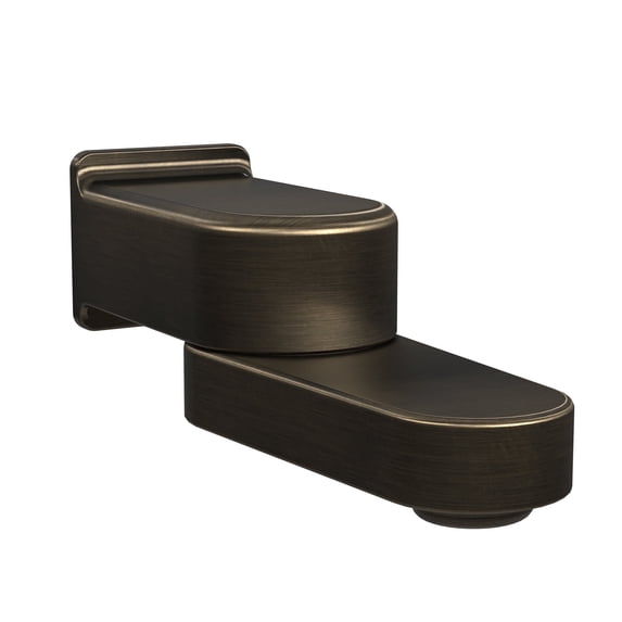 Fold-Away Bath Tub Spout with Diverter - Oil-Rubbed Bronze Finish - All Metal Bathtub Spout with Diverter | Contemporary Design | Space-Saving | Universal Connection | 7" Overall Length Folds to 4"