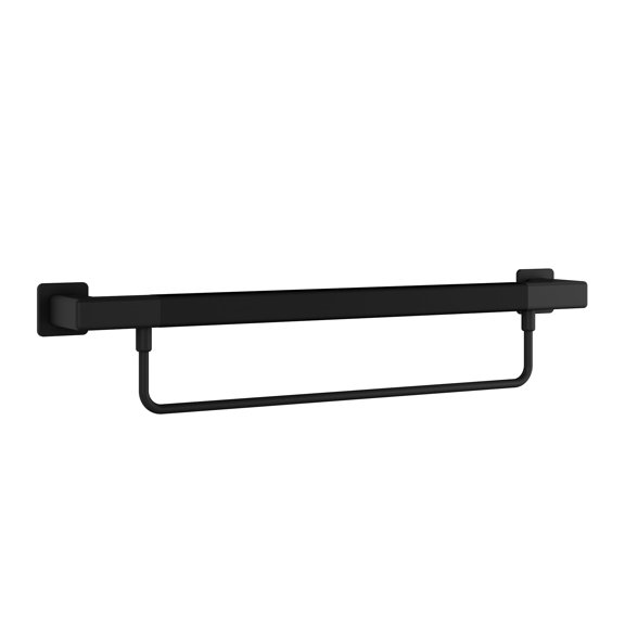 Seville 24-in Safety Bar Slip Resistant ADA Compliant 500 lb Weight Capacity Matte Black