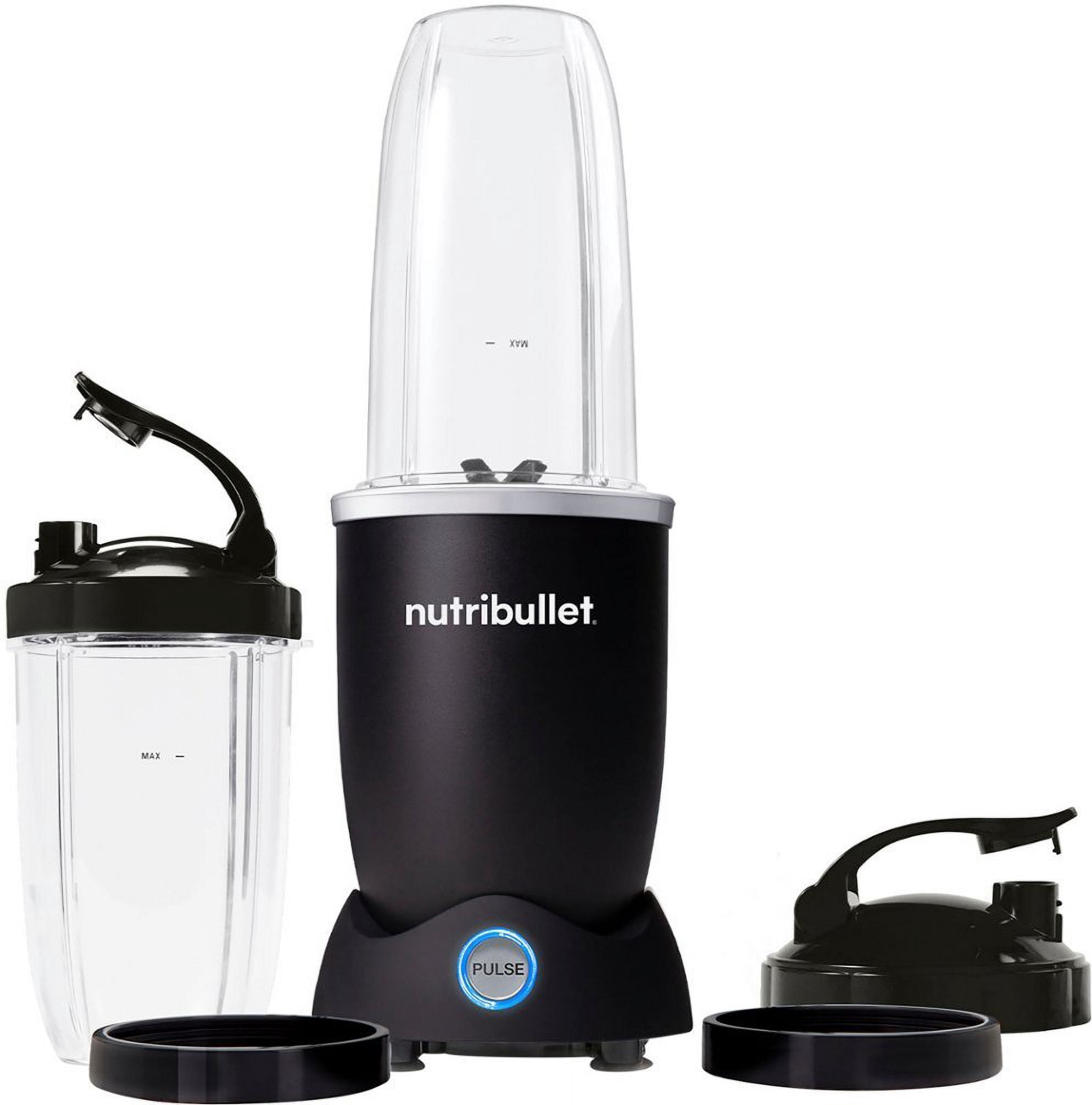 Open Box Pulse Function N12-1001, Pro Plus 1200 Watt Personal Blender- Matte Black
