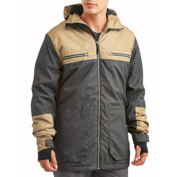 Pulse Men's Ripper Ski Snowboard Insulated Jacket with Tech Snowskirt, up to size 3XL