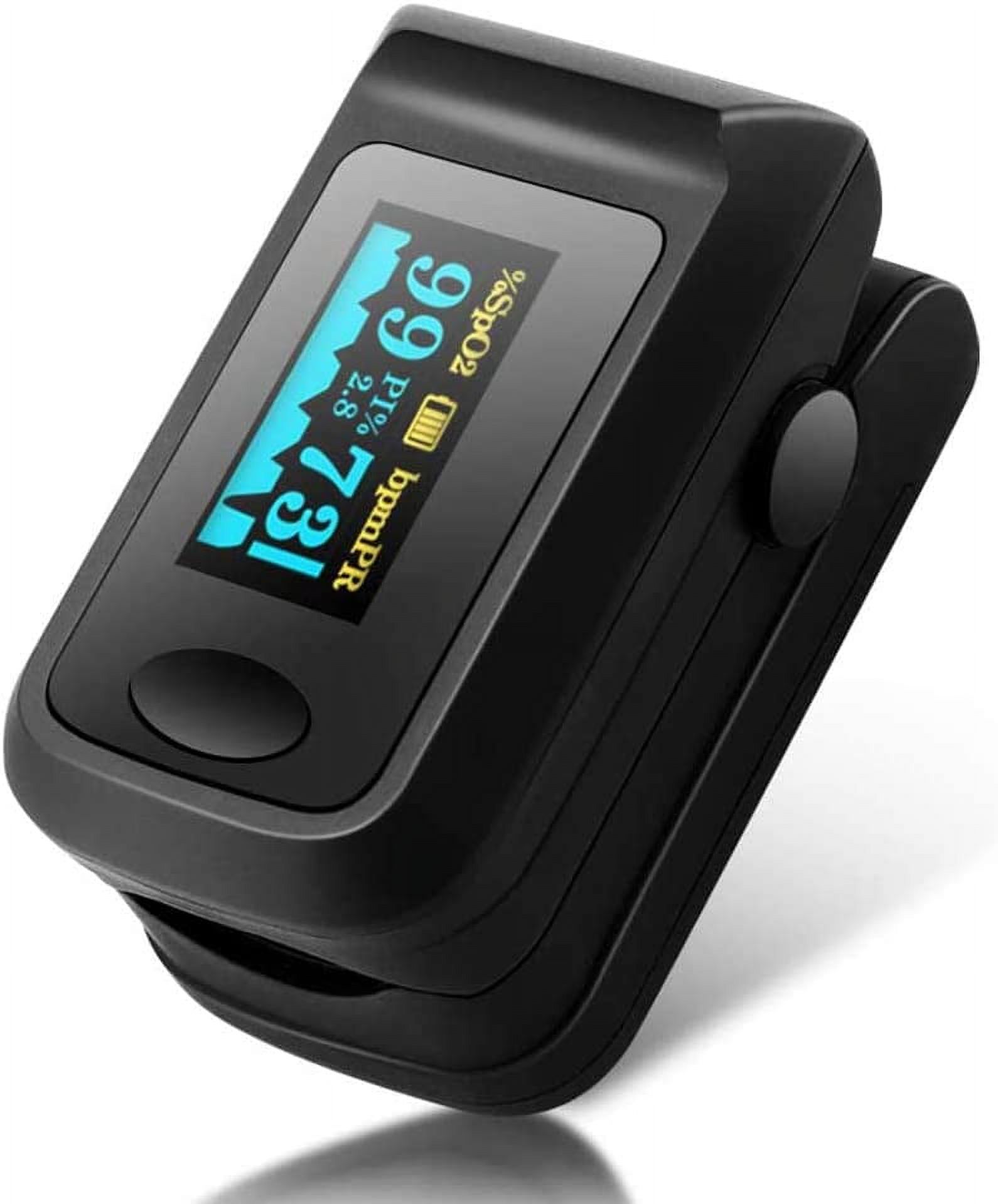 Pulse Oximeter 3 in 1 Blood Oxygen Saturation Monitor SpO2/PRbpm/PI