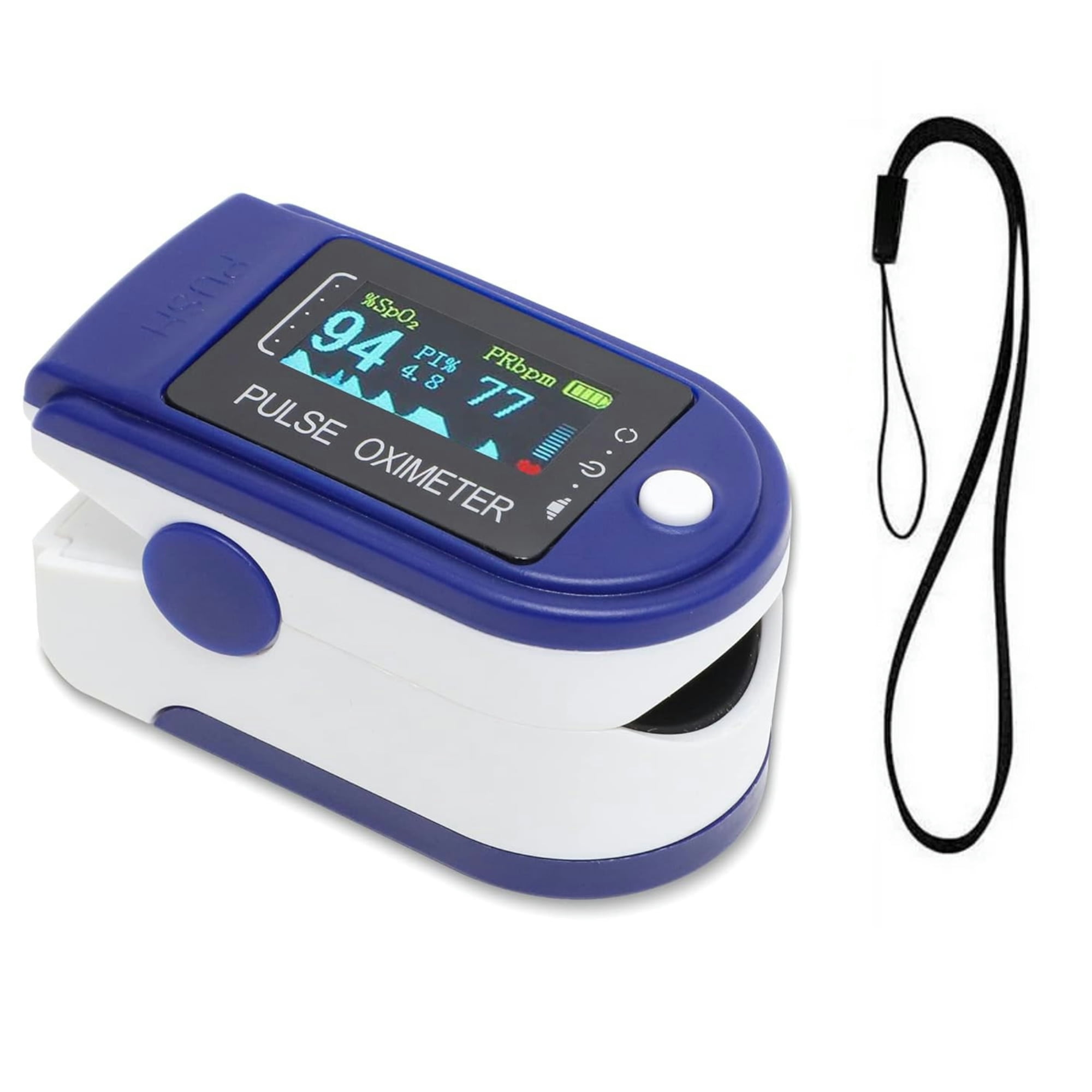 SUWU Finger Pulse Oximeter and OLED Display,, Accu