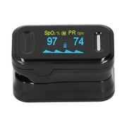 Pulse Oximeter Fingertip,Blood Oxygen Saturation Monitor with Heart Rate Tracker,Finger Pulse Oximeter with Lanyard,Battery-Powered Finger Oximeter