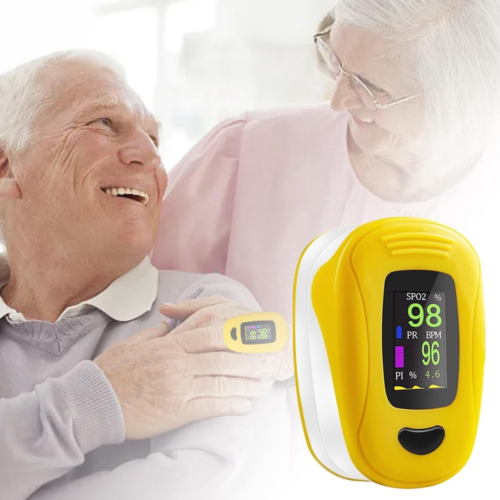 Fingertip Pulse Oximeter – Blood Oxygen Meter – Non-Invasive, No Glucose Testing