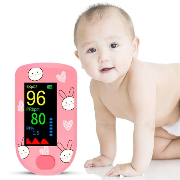 Pulse Oximeter for Kids,Portable Oxygen Monitor Fingertip,Finger Oxygen Monitor,Children's Sats Monitor Checking Oxygen Saturation