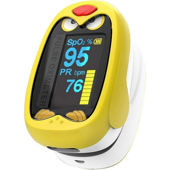 Pulse Oximeter for Kids,Portable Oxygen Monitor Fingertip,Finger Oxygen Monitor,Children's Sats Monitor Checking Oxygen Saturation