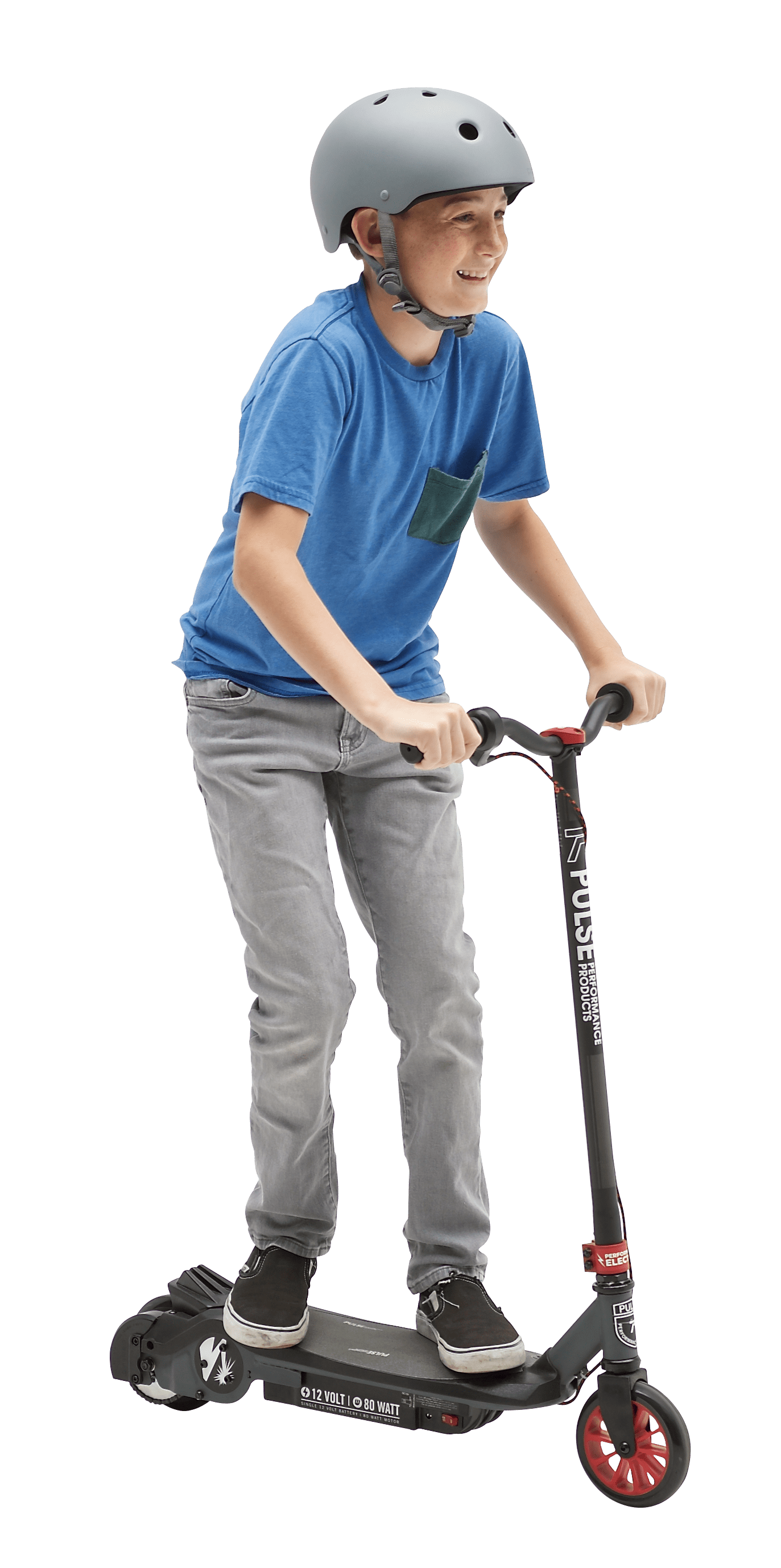 Pulse Performance Products Revster Electric Scooter, Black