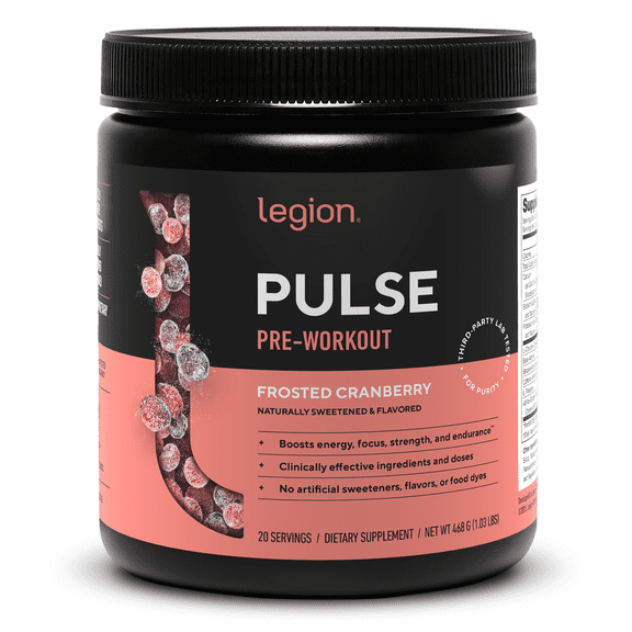 Pulse Pre-Workout Supplement Naturally Sweetened And Flavored