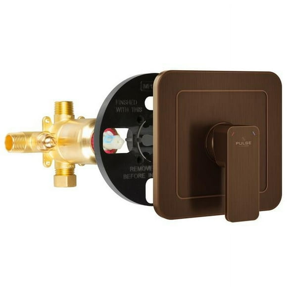 Pulse ShowerSpas 0.5 in. Tru-Temp Pressure Balance Rough-in Valve with Oil-Rubbed Bronze Trim Kit