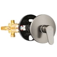 thumbnail image 1 of Tru-Temp Pressure Balanced Mixing Valve with Round Trim Brushed Nickel, 1 of 5